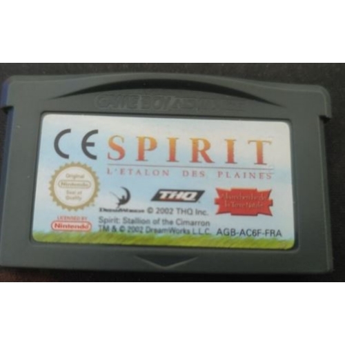 SPIRIT L'ETALON DES PLAINES GAME BOY ADVANCE LOOSE 