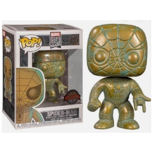 POP Funko Marvel 80 Years 495 Spider-Man Platina