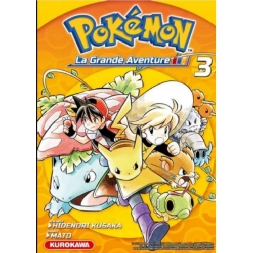 MANGAPokémon la grande aventure Tome 3