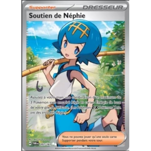 CARTE POKEMON SOUTIEN DE NEPHIE 207/167 DRESSEUR