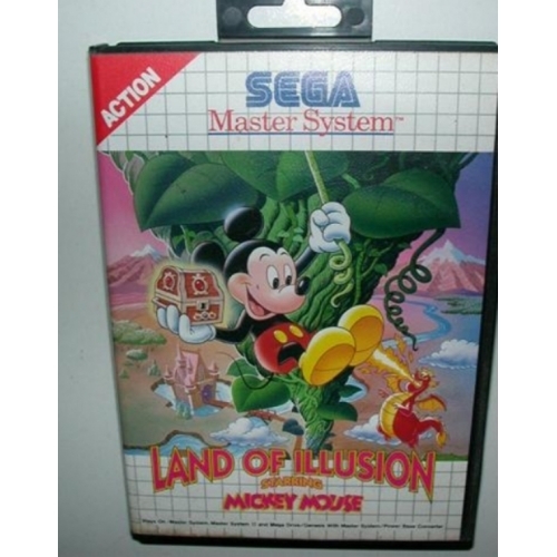 Land Of Illusion (Mickey Mouse) Master System avec notice
