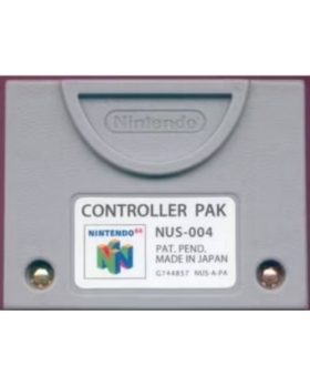 CARTE MEMOIRE NINTENDO 64 CONTROLLER PAK NUS-004 OFFICIELLE 