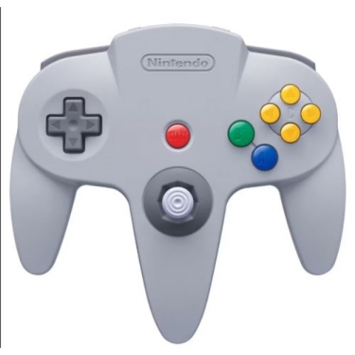 MANETTE NINTENDO 64 OFFICIELLE GRISE 