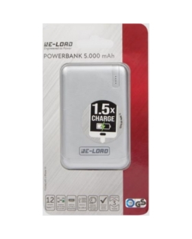 BATTERIE EXTERNE RE-LOAD CHARGE RAPIDE 5.000MAH GRISE 