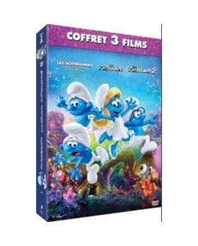 Coffret Les Schtroumpfs + Les Schtroumpfs 2 + Les Schtroumpfs, le village perdu DVD