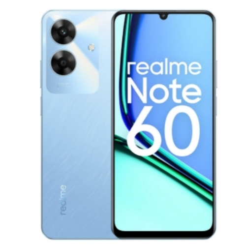 REALME NOTE 60 BLEU 64GO RAM:3GO 32MPX ECRAN:6.74'(90HZ) BATTERIE:5000MAH PLAY STORE