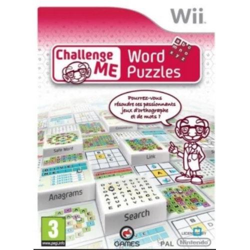 CHALLENGE ME WORD PUZZLES WII AVEC NOTICE 