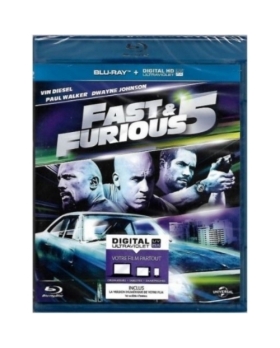 FAST AND FURIOUS 5 BLU-RAY DVD 