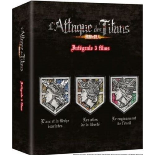 Attaque des Titans - Films 1 à 3 - L'integrale BLURAY