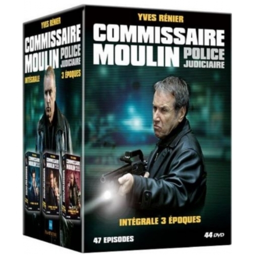 Commissaire Moulin - Police Judiciaire - Intégrale 3 époques - Coffret 44 DVD