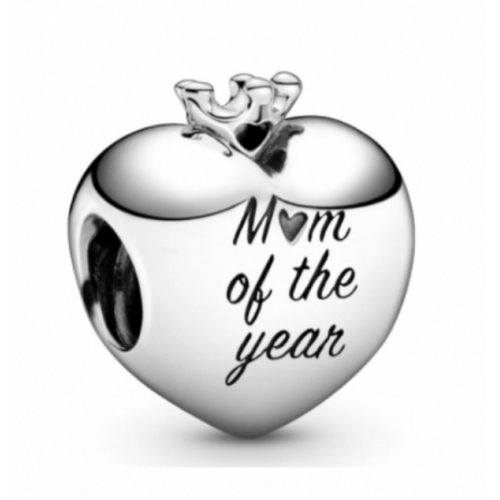 PANDORA Charm Pandora People cœur mum of the year