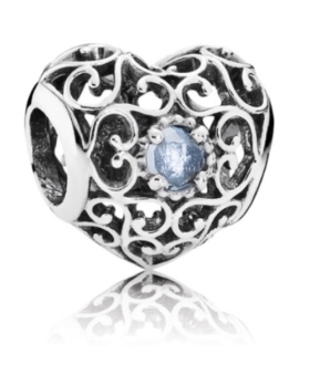 Pandora Element "März-Herz" - 791784NAB