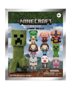 Figurine Minecraft Porte-clés Sac à Dos Aleatoire NEUF 