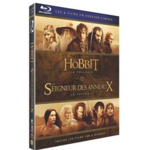 Le Hobbit et Le Seigneur des Anneaux, les Trilogies - Version Cinema [Blu-Ray]
