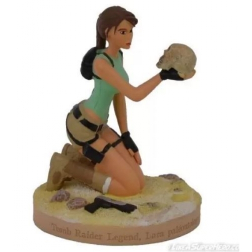 FIGURINE TOMB RAIDER LARA PALEONTOLOGUE 