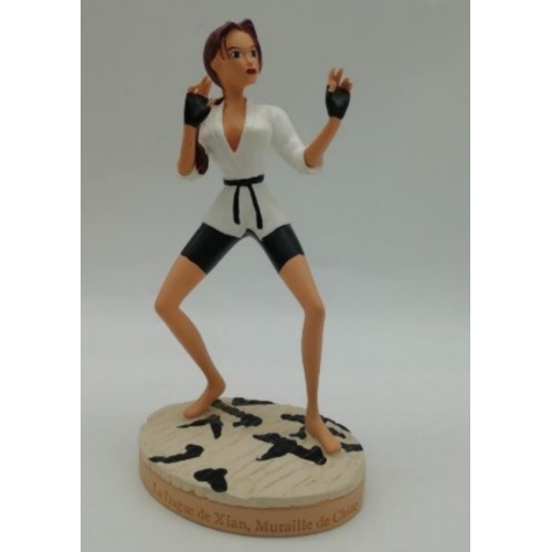 FIGURINE TOMB RAIDER LA DAGUE DE XIAN, MURAILLE DE CHINE 