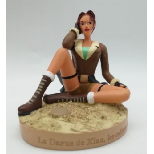FIGURINE TOMB RAIDER LA DAGUE DE XIAN, LES COLLINES TIBETAINES 