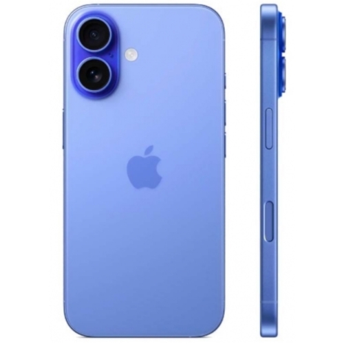 IPHONE 16 BLEU 128GO 5G BATTERIE:100% + COQUE ET VERRE TREMPE OFFERT