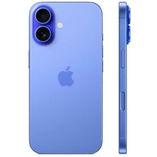 IPHONE 16 BLEU 128GO 5G BATTERIE:100% + COQUE ET VERRE TREMPE OFFERT