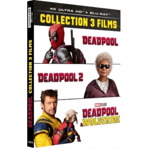 COFFRET DEADPOOL - COLLECTION 3 FILMS - 3 UHD 4K + 3 BD