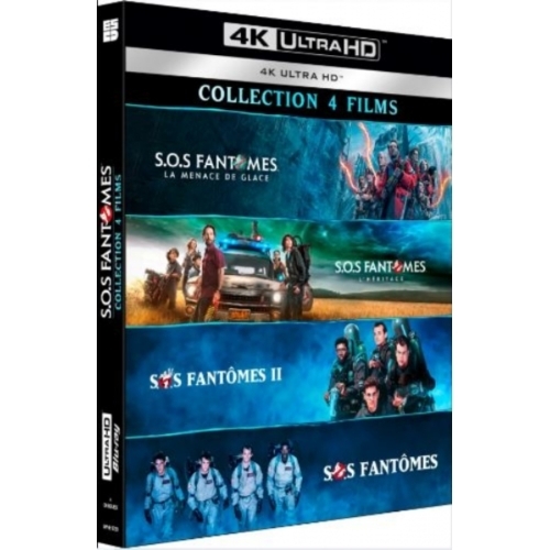 Coffret Collection 4 Films II L'Héritage + S.O.S. Fantômes - La Menace de Glace [4K Ultra HD]