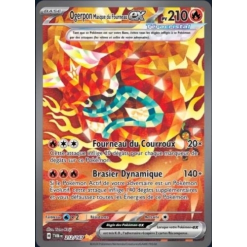 OGERPON MASQUE DU FOURNEAU EX 210PV 212/167