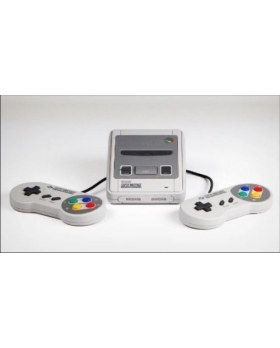 MINI SNES SUPER NINTENDO AVEC 2 MANETTES +21JEUX INCLUS