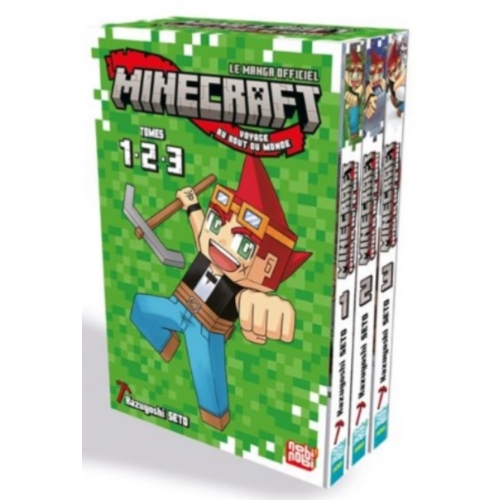 Minecraft - : Coffret Minecraft T01-02-03 MANGA