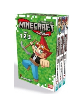 Minecraft - : Coffret Minecraft T01-02-03 MANGA