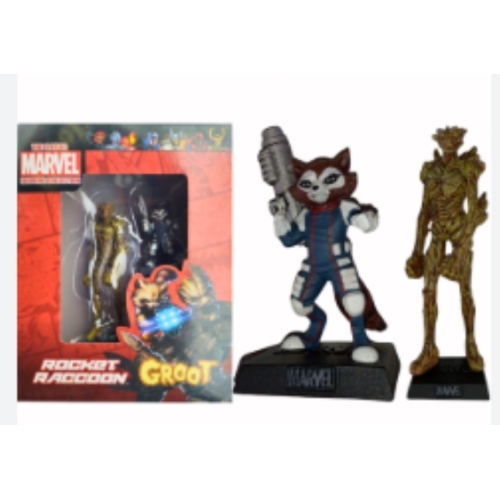 The Classic Marvel Figurines Collection Rocket Raccoon Groot Eaglemoss Comics BD
