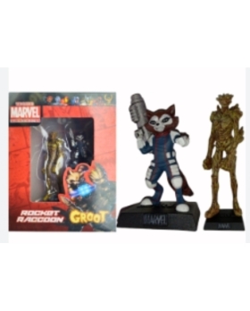 The Classic Marvel Figurines Collection Rocket Raccoon Groot Eaglemoss Comics BD