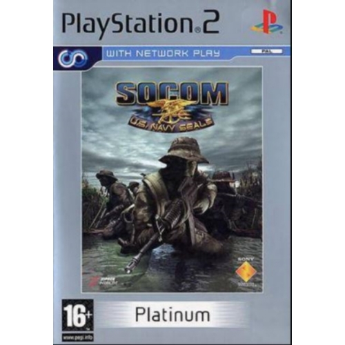 SOCOM U.S NAVY SEALS PS2 PLATINUM AVEC NOTICE 