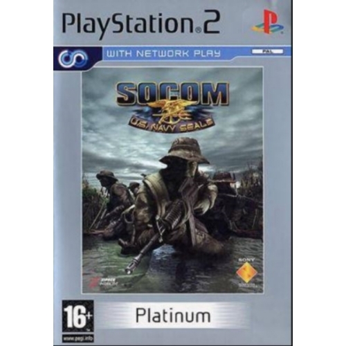 SOCOM U.S NAVY SEALS PS2 PLATINUM AVEC NOTICE 