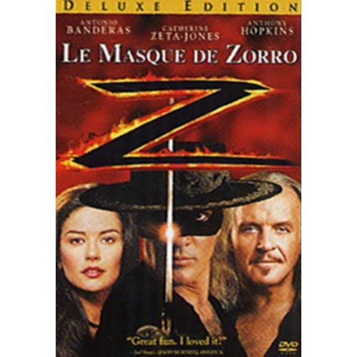 Le Masque de Zorro dvd 