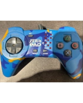 MANETTE FILAIRE NON OFFICIELLE ZERO PAD BLEU PS1