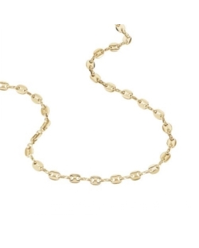 Collier William Plaqué Or Jaune 50CM