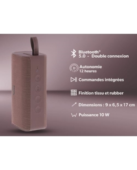 ENCEINTE T'NB RECORD 2 SOUNDMAX 10WATTS AUTONOMIE:12H