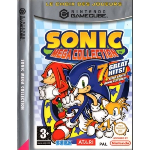 SONIC MEGA COLLECTION GAMECUBE AVEC NOTICE