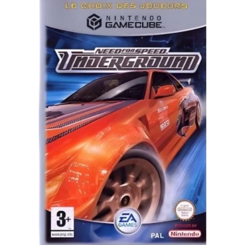 NEED FOR SPEED UNDERGROUND GAMECUBE AVEC NOTICE 