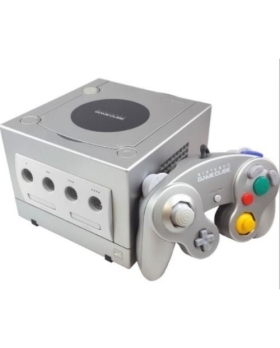 NINTENDO GAMECUBE GRISE MANETTE OFFICIELLE NOIRE 