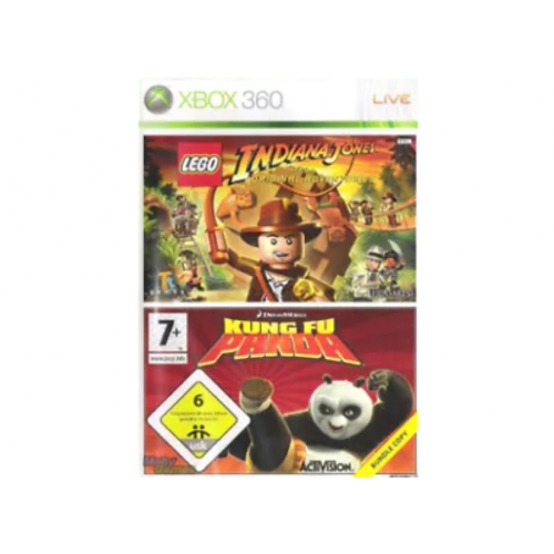 Indiana jones + Kung fu panda Xbox 360 AVEC NOTICE