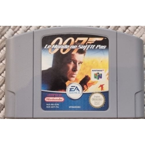 007 LE MONDE NE SUFFIT PAS N64 LOOSE 