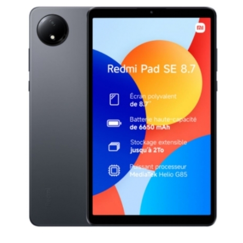 Redmi Pad SE GRISE 8.7 WiFi RAM:4Go 128Go Gris 8MPX PLAY STORE