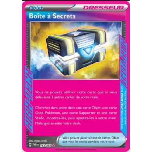 DRESSUR OBJET BOITE A SECRET 163/167 