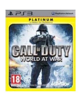 Call of Duty 5 World at War  avec notice PS3