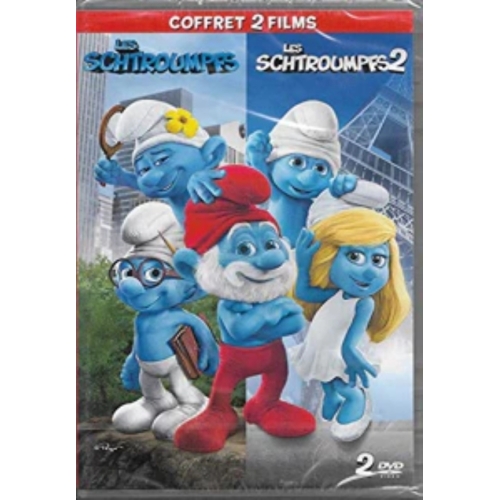 Les Schtroumpfs + Les Schtroumpfs 2 dvd 