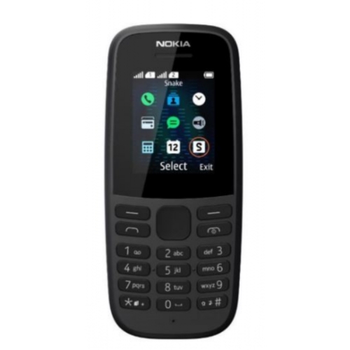 Téléphone mobile Nokia 105 Double SIM Noir 