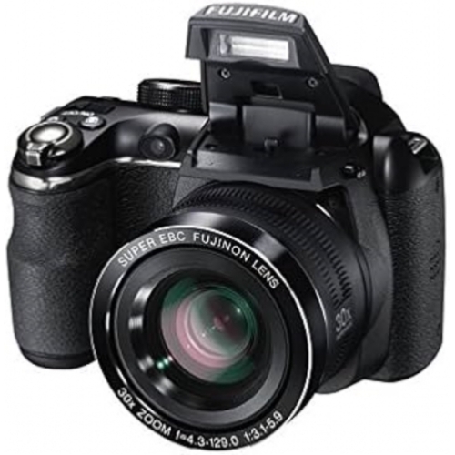 APPAREIL PHOTO COMPACT FUJIFILM FINEPIX S4900 NOIR A PILE 14MPX 720P 30X ZOOM OPTIQUE 