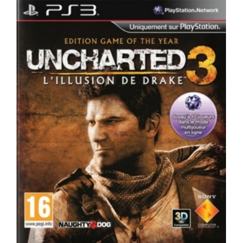 uncharted 3 avec notice ps3