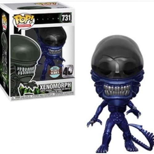 FUNKO POP731 MOVIES SPECIALTY SERIES: Alien 40th - Xenomorph (Blue Metallic)